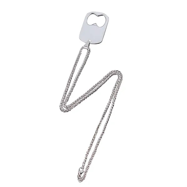 Signature Necklace Charm Pendant Drink Bottle Opener