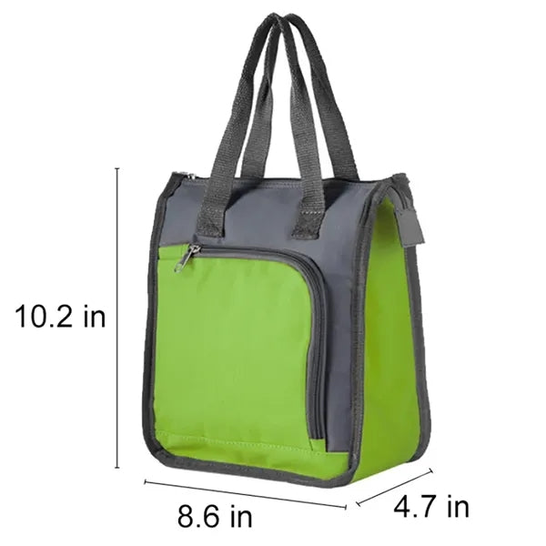 Oxford Cloth Insulated Lunch Tote Bag