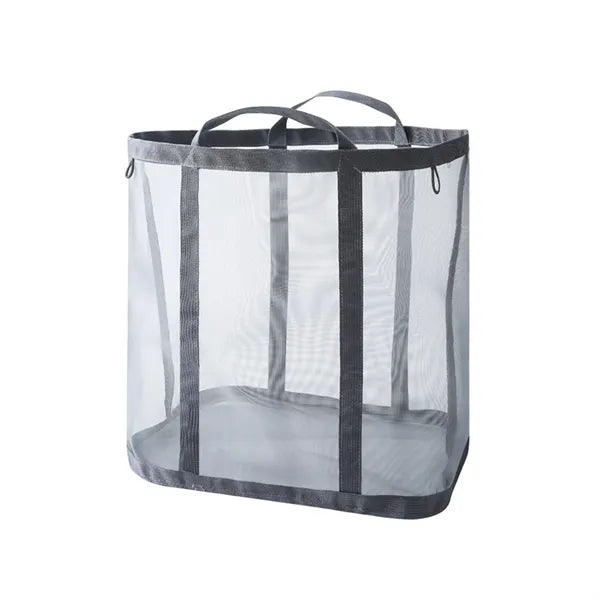 Large capacity foldable Nylon mesh laundry Basket