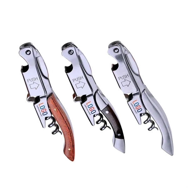 Professional Corkscrew Wine Opener With Curve Handle