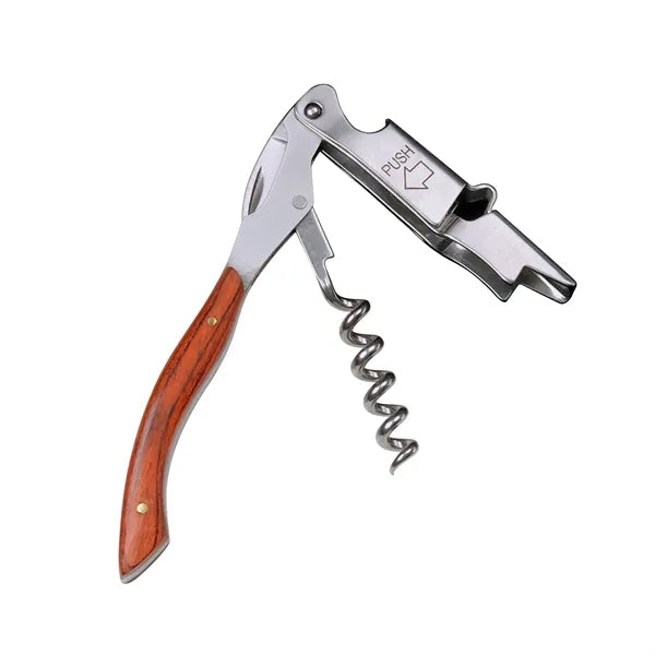 Professional Corkscrew Wine Opener With Curve Handle