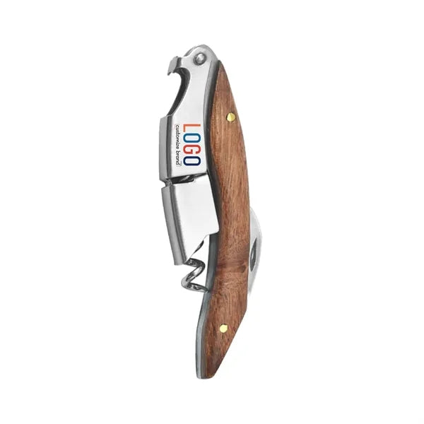 Double Hinged Corkscrew Wine Bottle Opener