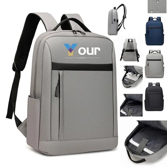 Water Resistant Laptop Backpack with USB Charging Port