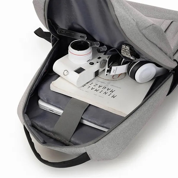 Water Resistant Laptop Backpack with USB Charging Port