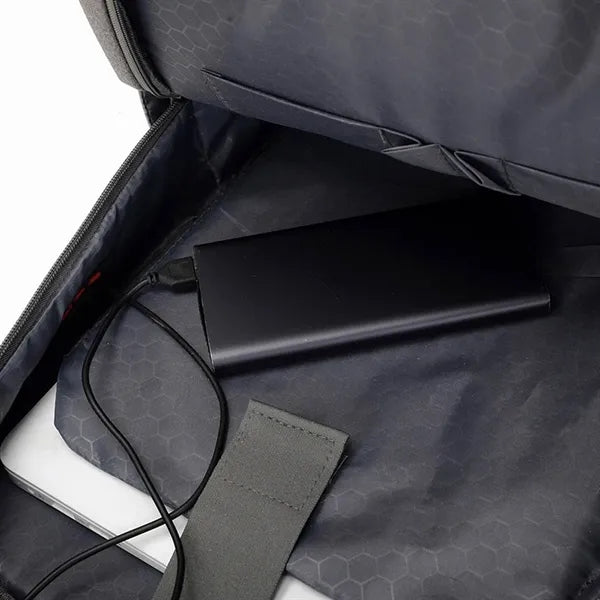 Water Resistant Laptop Backpack with USB Charging Port