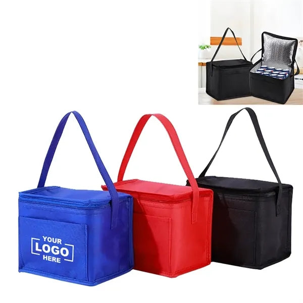 Oxford Cloth Insulated Lunch Tote Bag