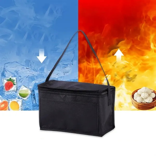 Oxford Cloth Insulated Lunch Tote Bag
