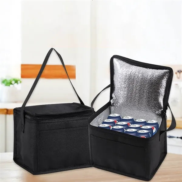 Oxford Cloth Insulated Lunch Tote Bag