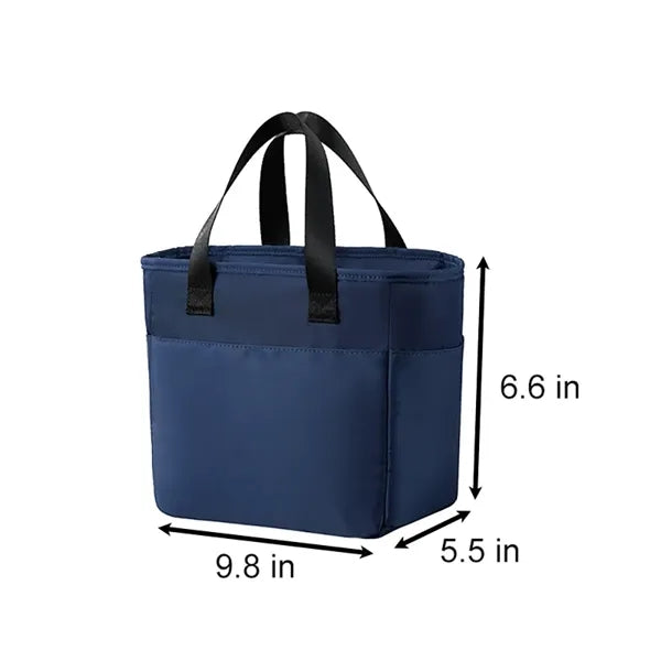 Oxford Cloth Insulated Lunch Tote Bag