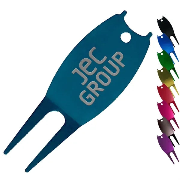 Aluminum Laser Engraved Divot Tool