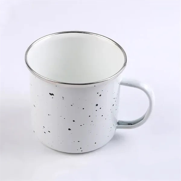 16oz Custom Enamel Camping Mug with Handle