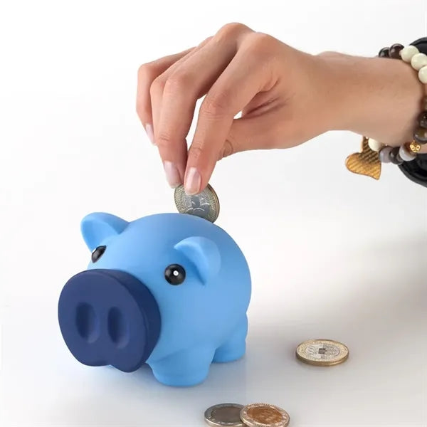 Mini PVC Piggy Bank for Kids with Custom Logo