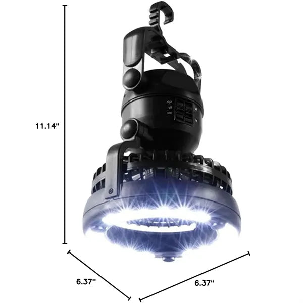 Portable LED Lantern Fan