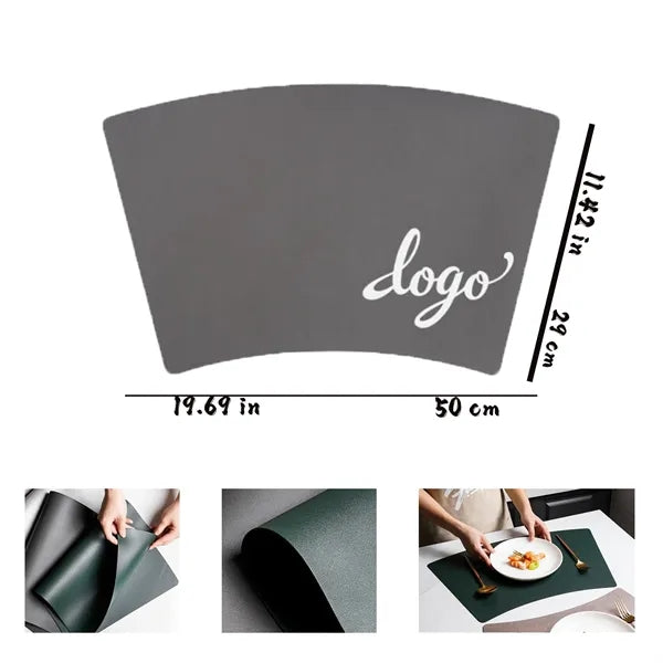 Minimalist Fan-Shaped Table Mat