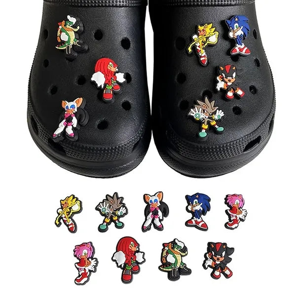 Different Shaped PVC Shoe Charms
