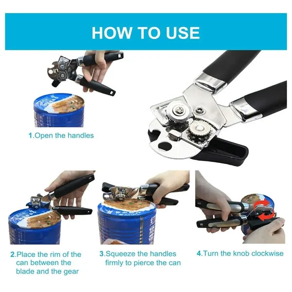 Handheld Strong Heavy Duty Can Opener