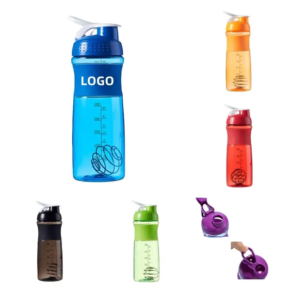 25oz Portable Fitness Shaker Bottle