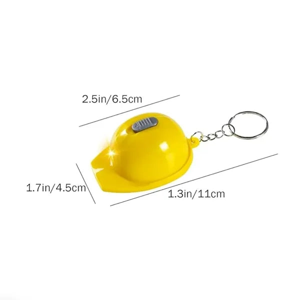 Hard Hat Bottle Opener LED with Keychain