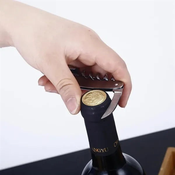 Champagne Bottle 5-Piece Wine Tool Set with Gift Case