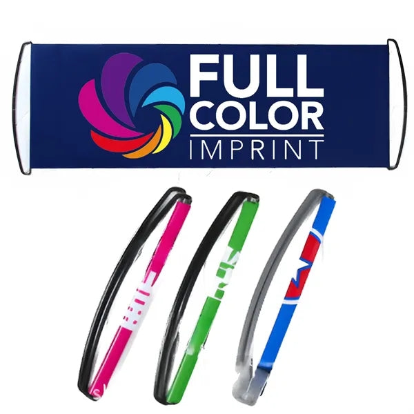 Full Color Custom Retractable Handheld Banner