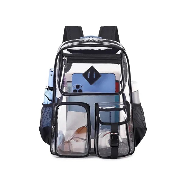 Transparent PVC Outdoor Sports Backpack