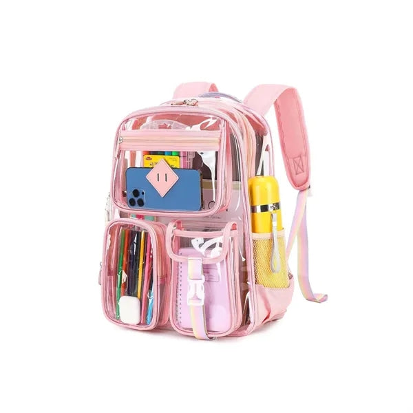 Transparent PVC Outdoor Sports Backpack