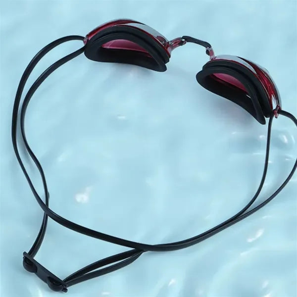 Anti-Fog Electroplated Swim Goggles with Adjustable Strap