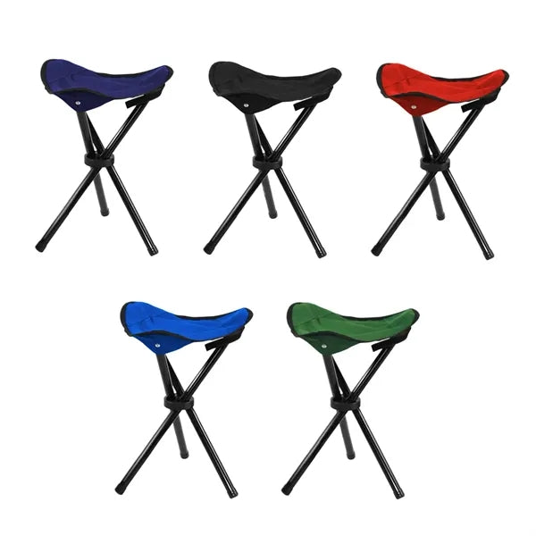 Portable 3 Legged Folding Camp Stool