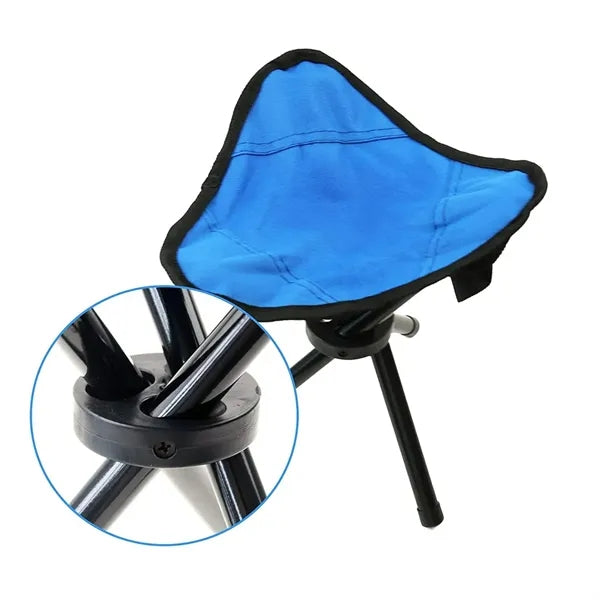 Portable 3 Legged Folding Camp Stool