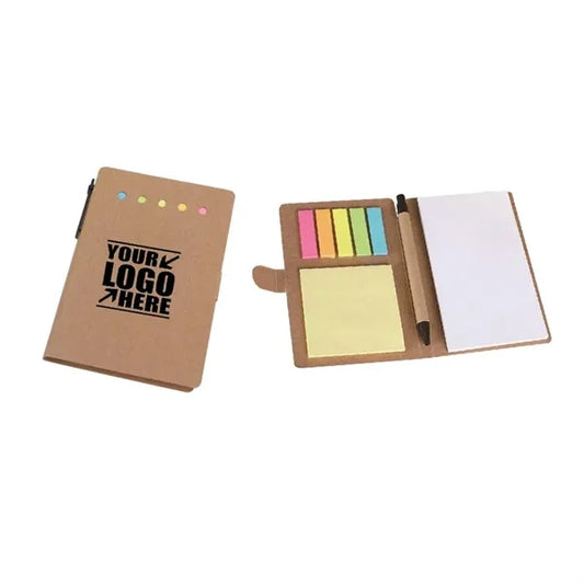 50 pages Kraft Paper Cover Notebook with Sticker and Pen
