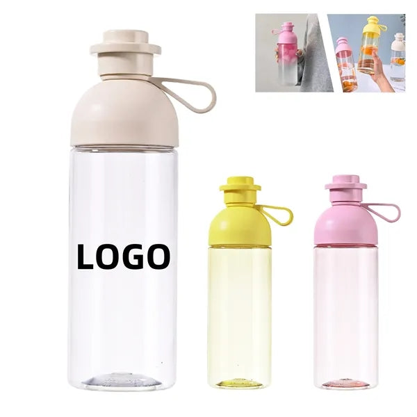 20oz Portable Handheld Large-Capacity Plastic Water Bottle