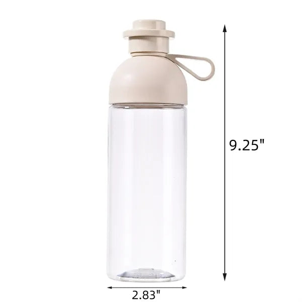 20oz Portable Handheld Large-Capacity Plastic Water Bottle