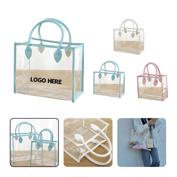 PVC Transparent Gift Clutch Bag