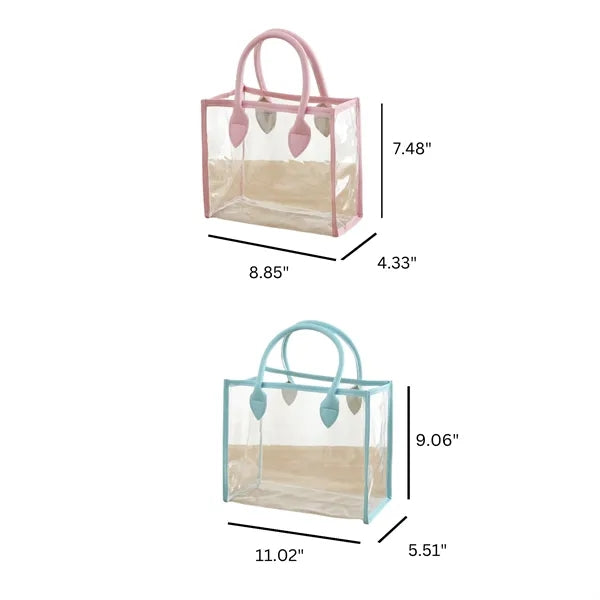 PVC Transparent Gift Clutch Bag
