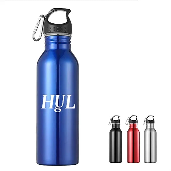 Stainless Steel Sports Bottle With Carabiner