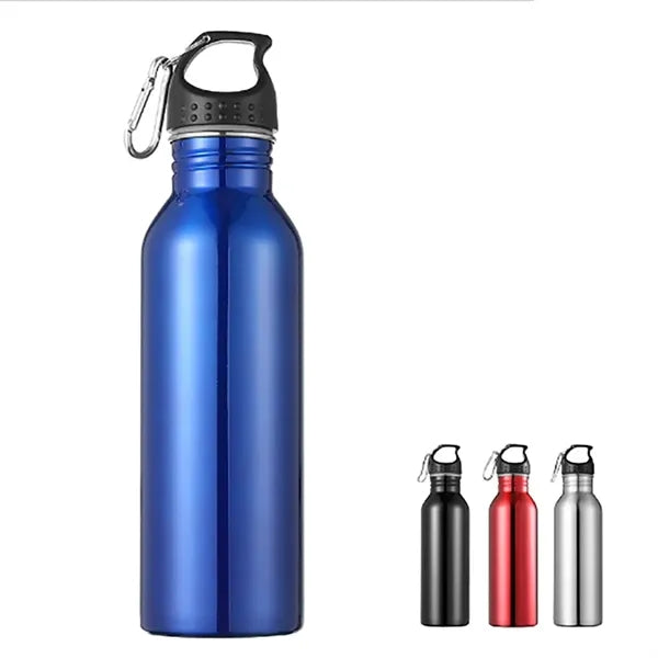 Stainless Steel Sports Bottle With Carabiner