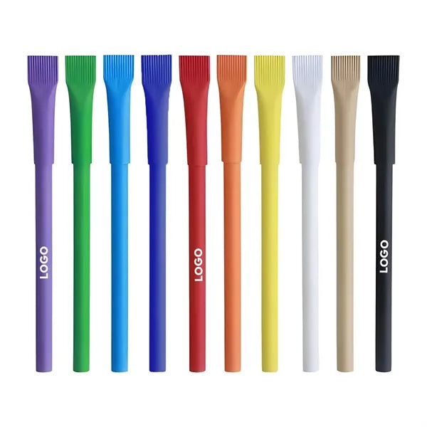 Eco-friendly Economic Krafe Paper Tube Recycled Paddle Pen