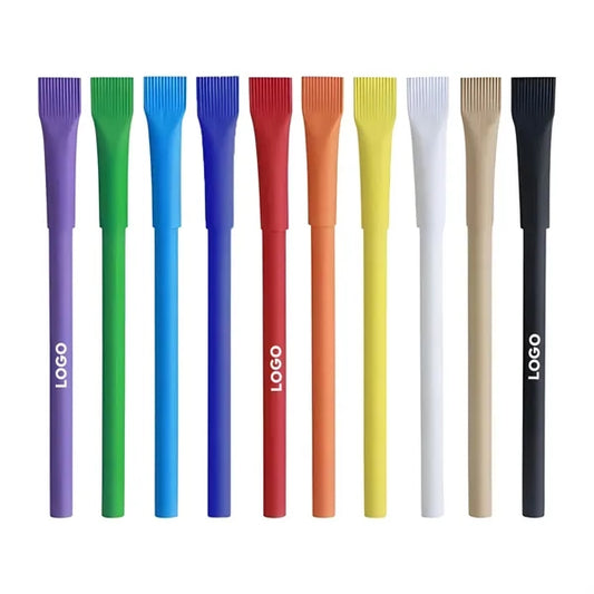 Eco-friendly Economic Krafe Paper Tube Recycled Paddle Pen