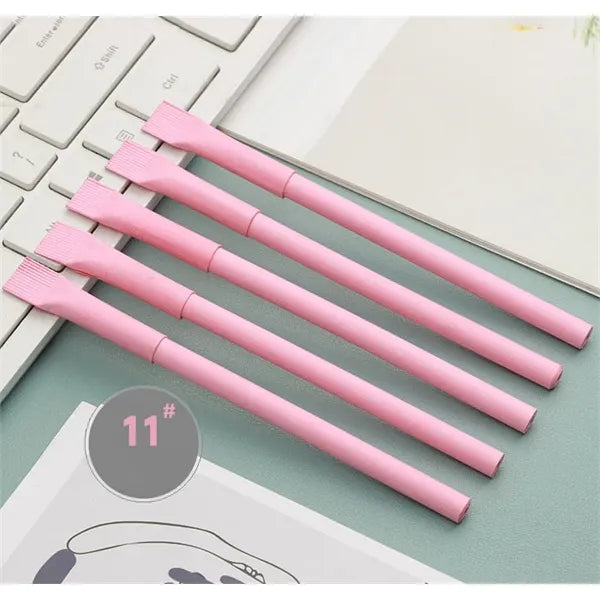 Eco-friendly Economic Krafe Paper Tube Recycled Paddle Pen
