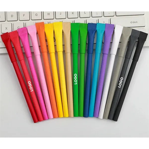 Eco-friendly Economic Krafe Paper Tube Recycled Paddle Pen