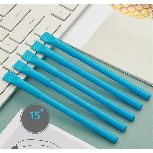 Eco-friendly Economic Krafe Paper Tube Recycled Paddle Pen