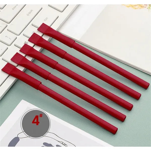 Eco-friendly Economic Krafe Paper Tube Recycled Paddle Pen