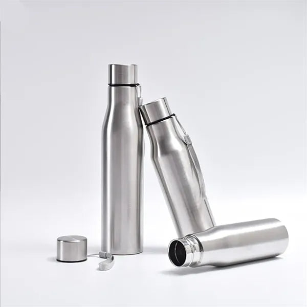 Portable Stainless Steel Original Color Water Bottle