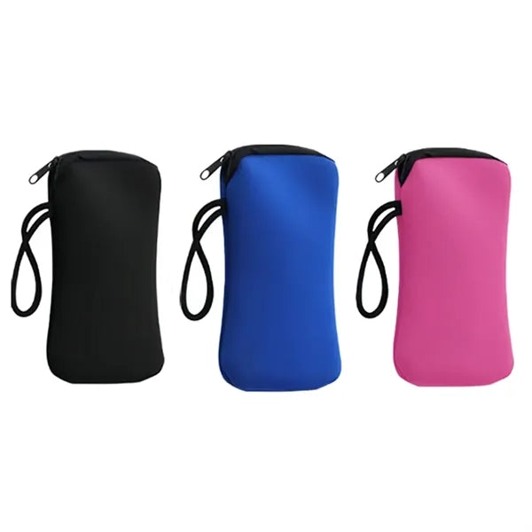 3-Piece Folding Camping Cutlery Utensil Set with Pouch