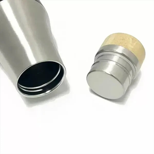 17oz Insulated Water Bottle with Bamboo Lid