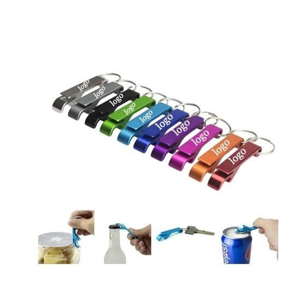 Aluminium Alloy Bottle Opener Keychain