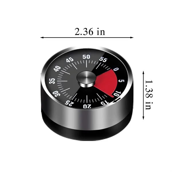 Kitchen school magnetic stainless steel mechanical timer