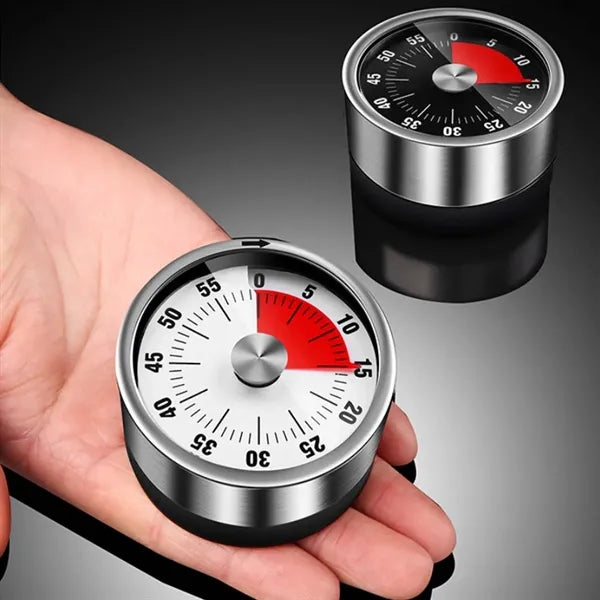 Kitchen school magnetic stainless steel mechanical timer