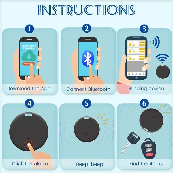 Bluetooth Tracker Keys Finder and Item Locator