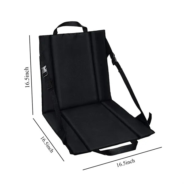 Folding Stadium Seat Cushion With Backrest